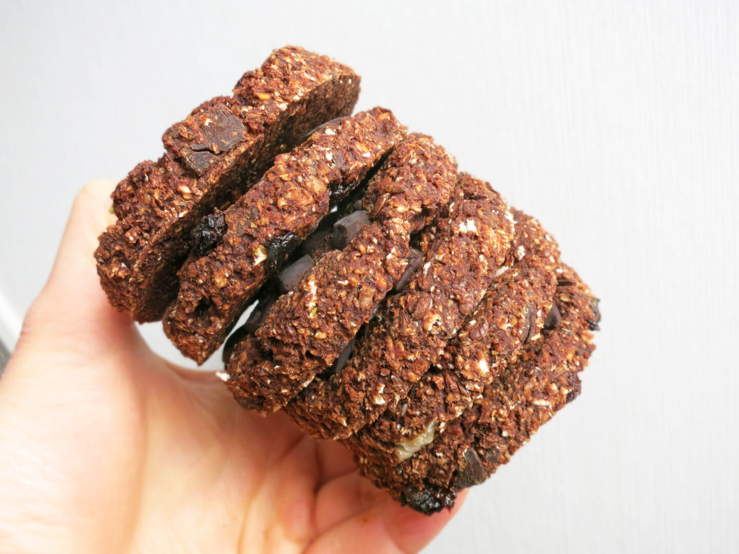 Double Chocolate Chunk Banana Oat Breakfast cookies