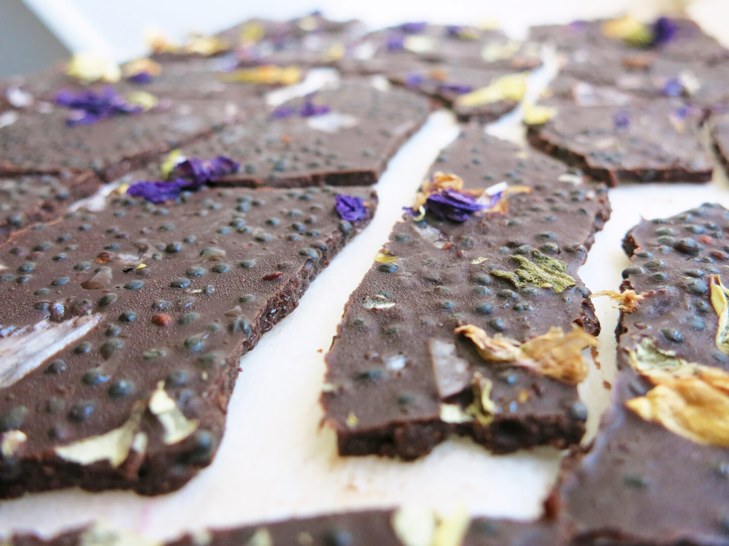 Coconut chocolate bark heaven