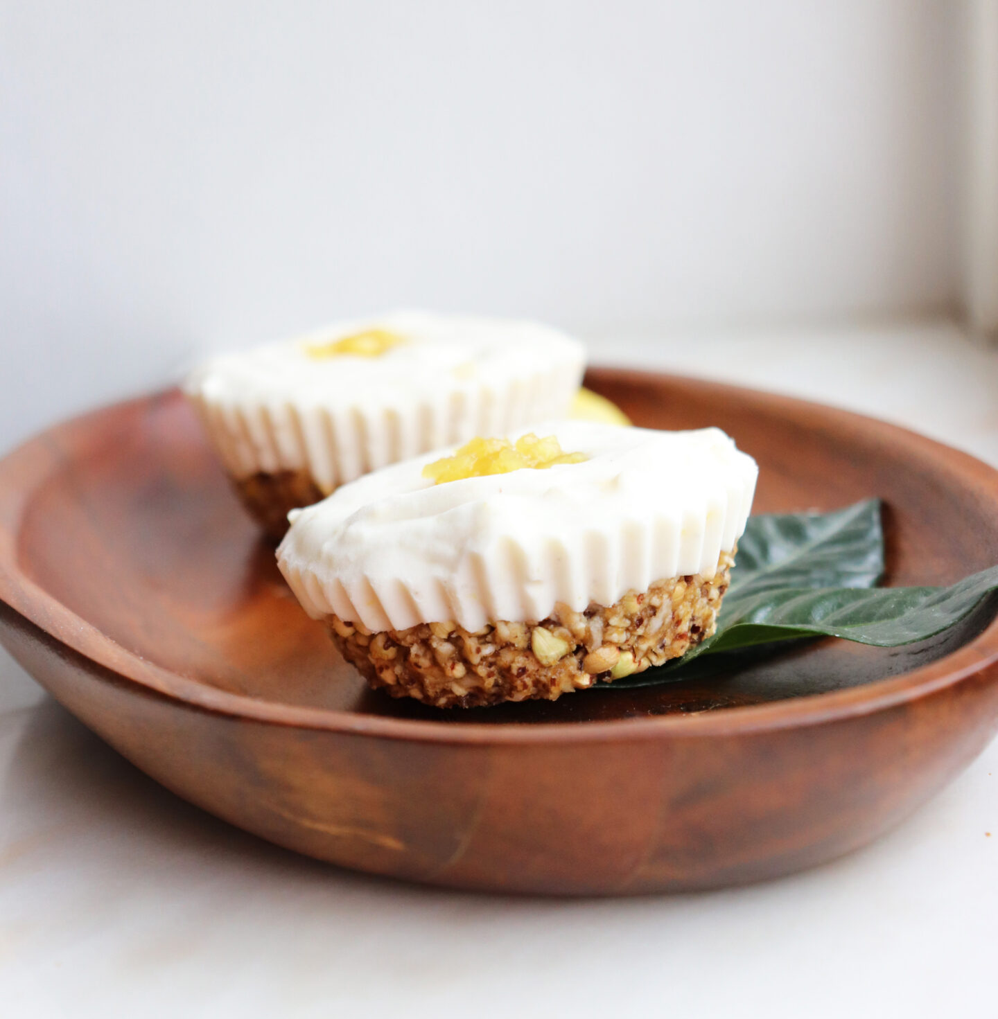 Ginger & Lemon Coconut Cream Tarts