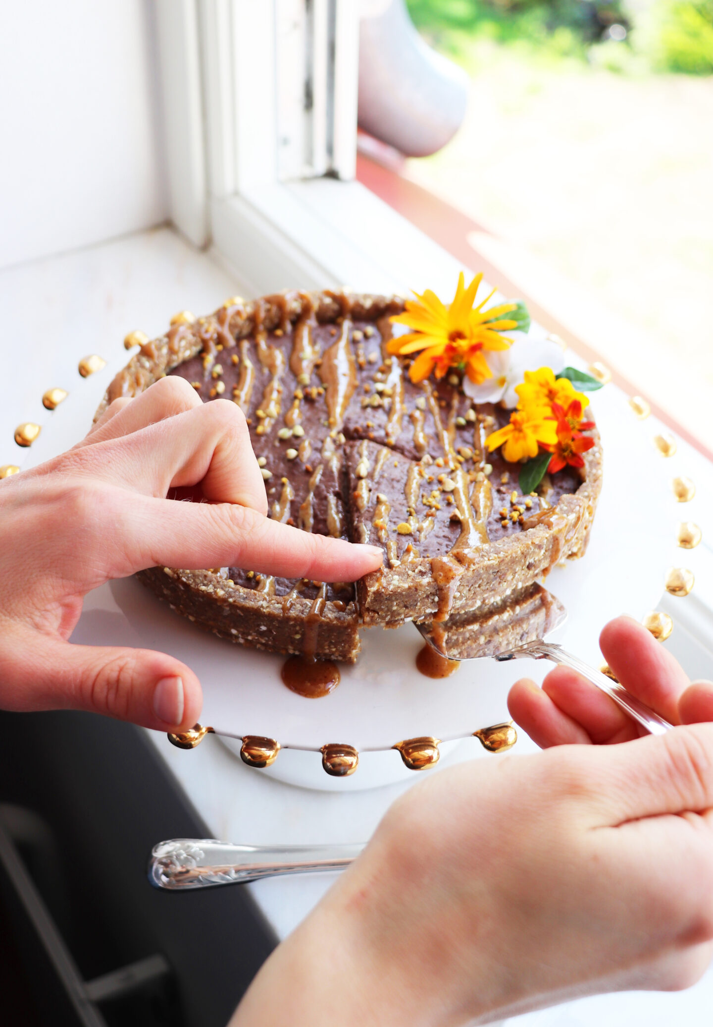 Luxurious No bake Chocolate Pudding Tart