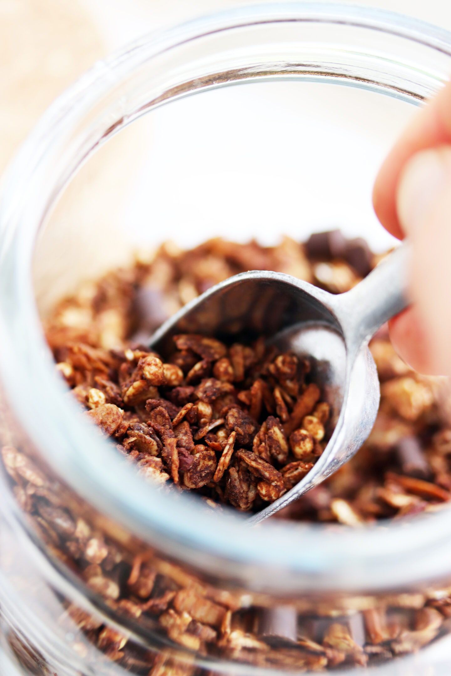 The Perfect Decadent Salted Chocolate Mocca Granola