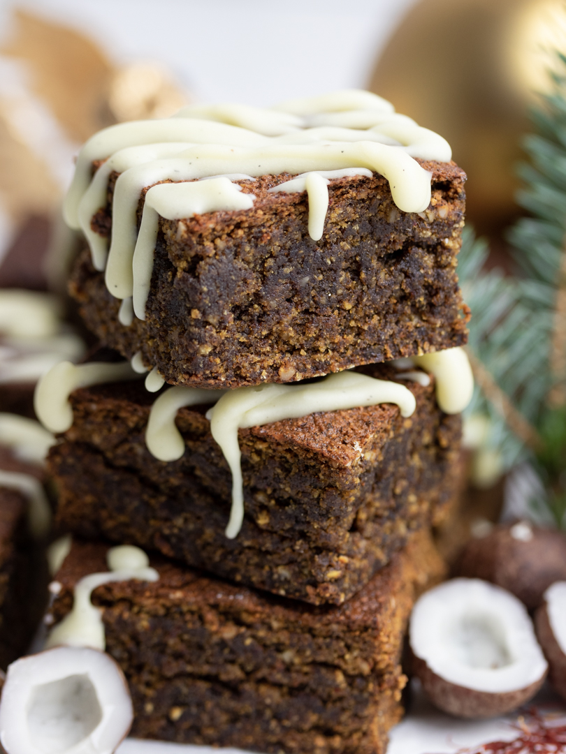 Festive Decadent Saffron Coconut Blondies