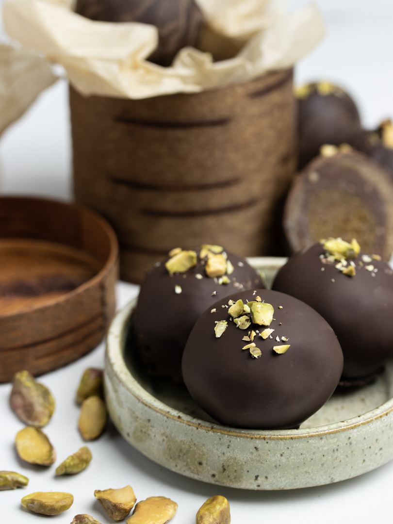 Mozart Kugeln® Chocolate Covered Pistachio Marzipan W/Almonds & Hazelnut  Nougat - Matcha Time Gift Shop