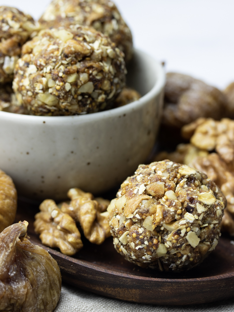 Elegant Fig Walnut Bliss balls