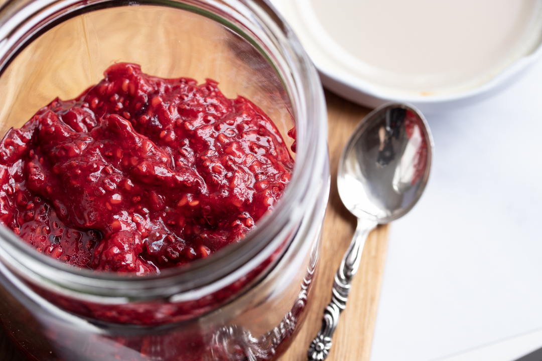 Simple Raspberry Chia Jam