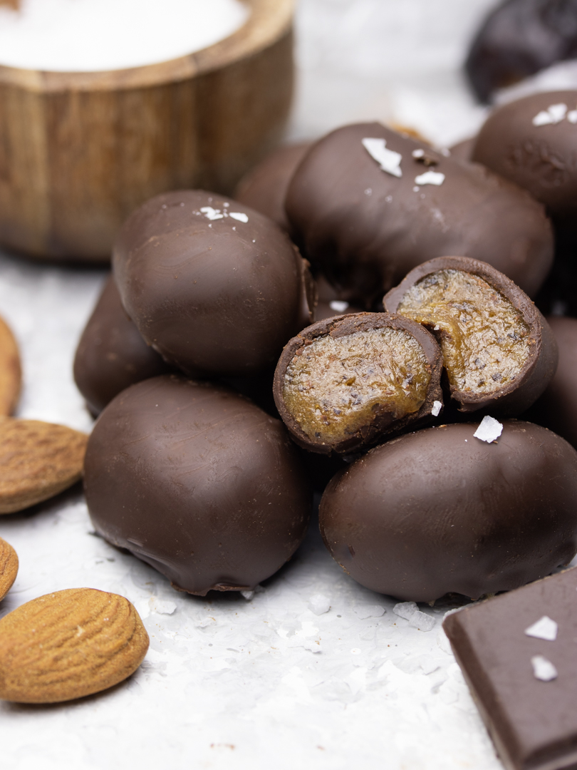 Chocolate Covered Chewy Toffee Bites A.K.A. Dumle