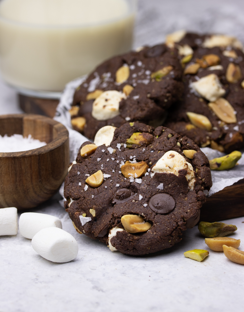 Rocky Road Chocolate Cookies