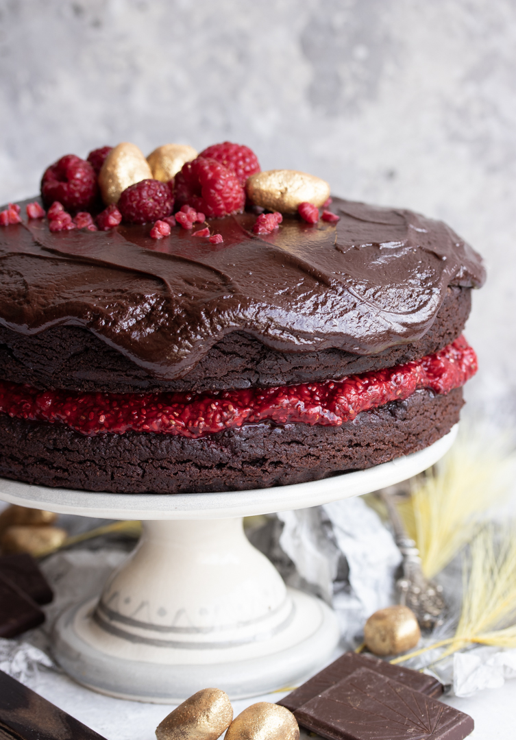 Chocolate Berry Cake - In Bloom Bakery