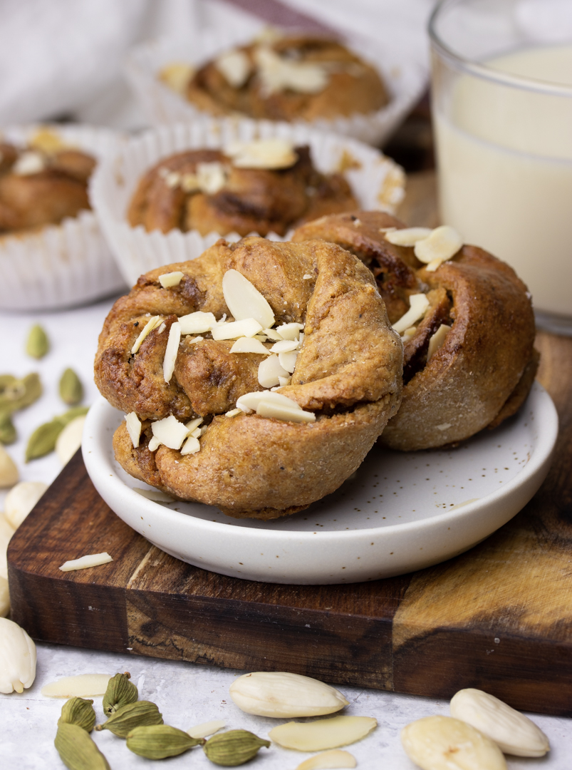 Classic Swedish Buns with Sweet Almond filling A.K.A. Bullar med Mandelmassa