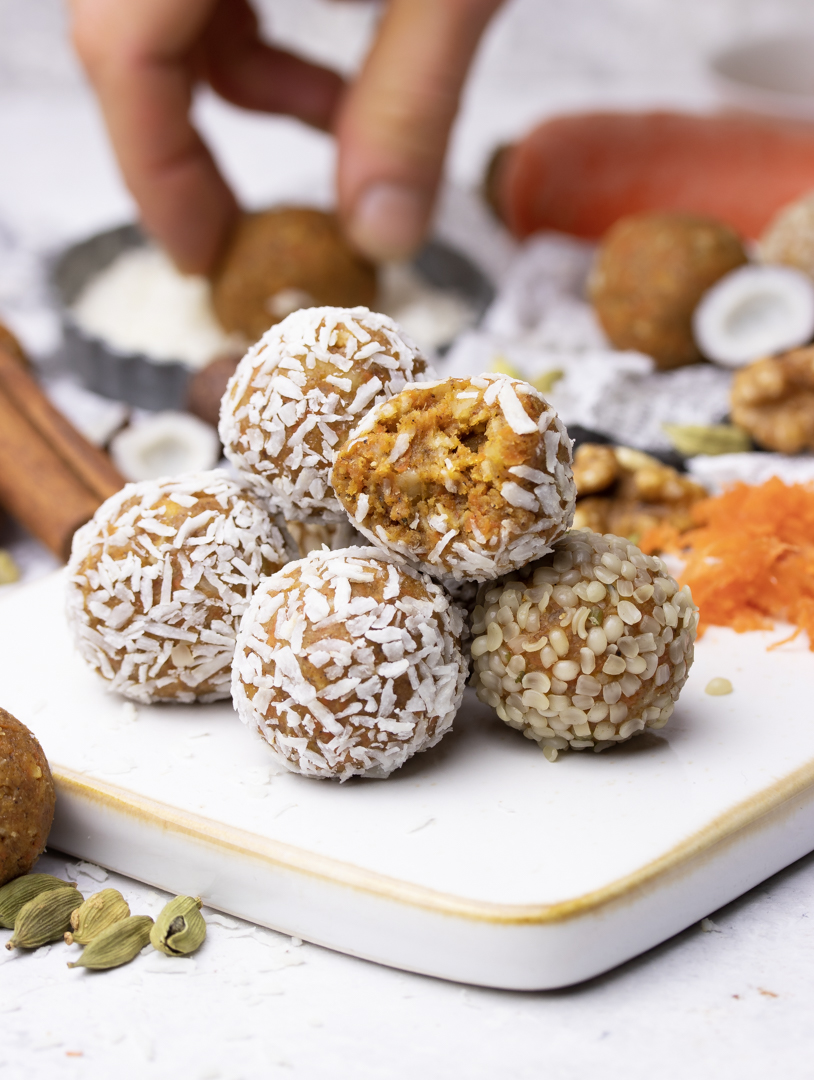 Carrot Cake Bliss Balls