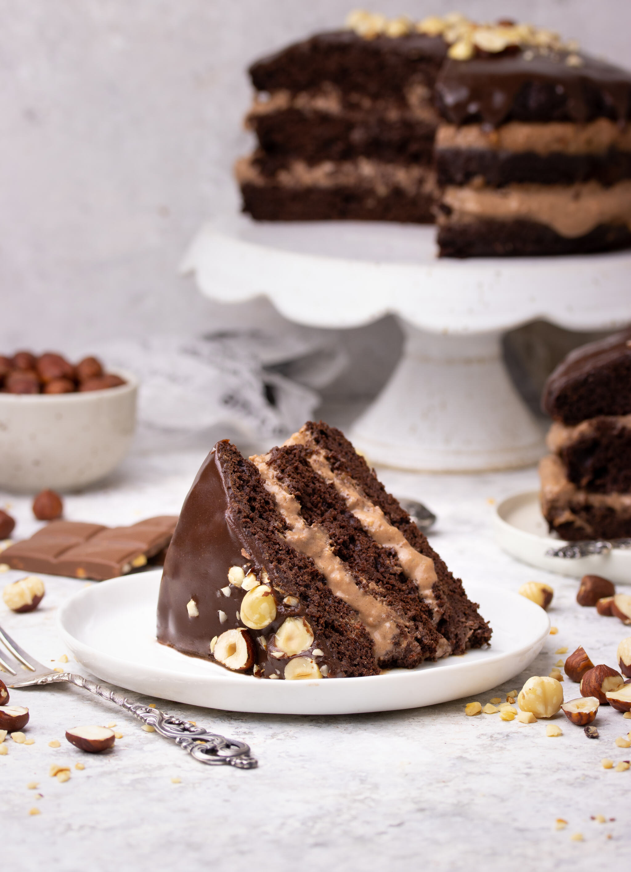 LOW CARB KETO Festive Milk Chocolate Hazelnut Torte RECIPE — The Food Bible