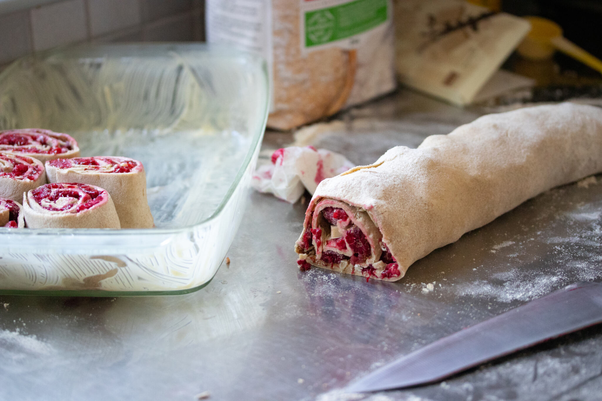 NEW! White Chocolate & Raspberry Mini Yule Log — WOW! Factor Desserts