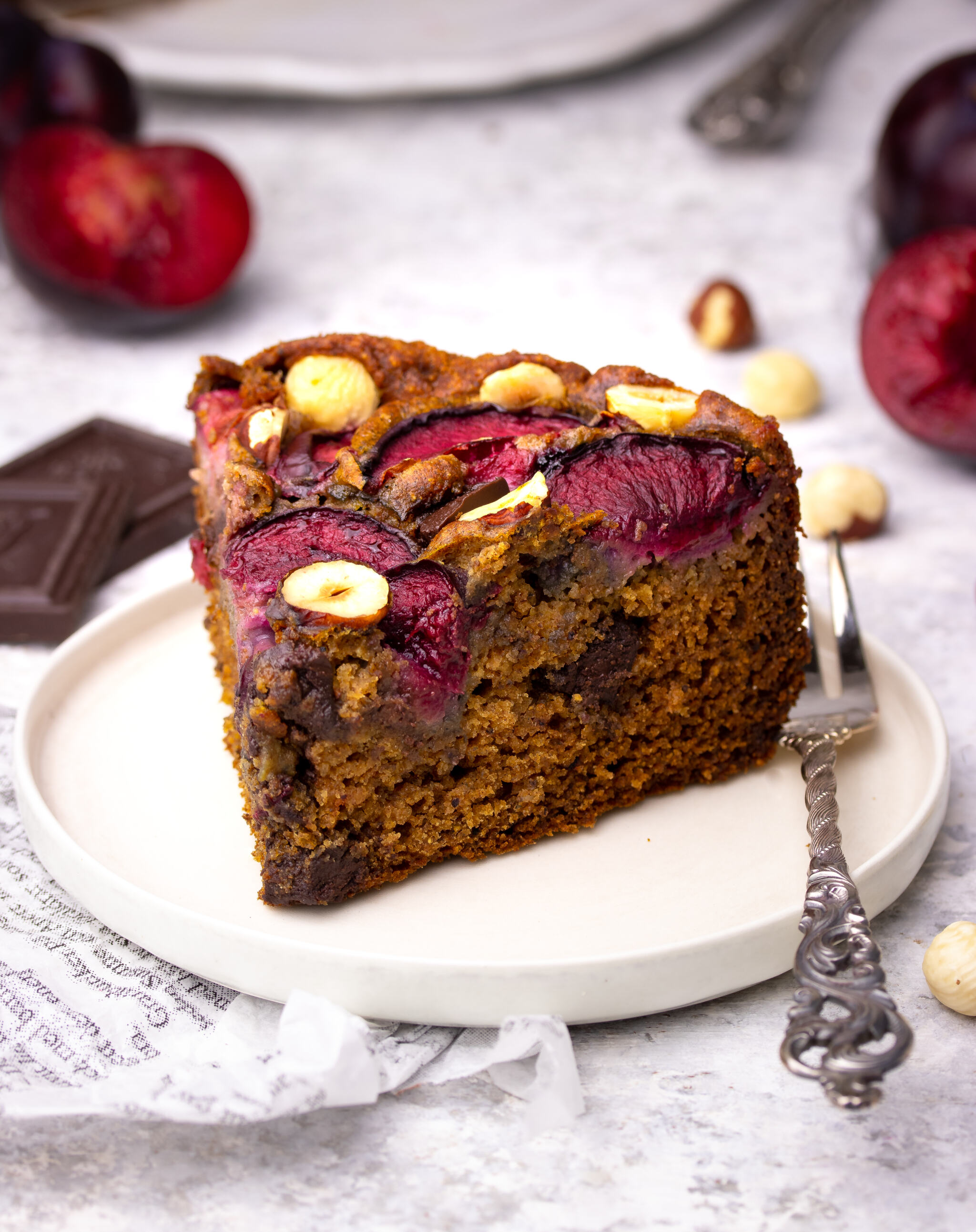 Chocolate Plum Cake- Order Online Chocolate Plum Cake @ Flavoursguru