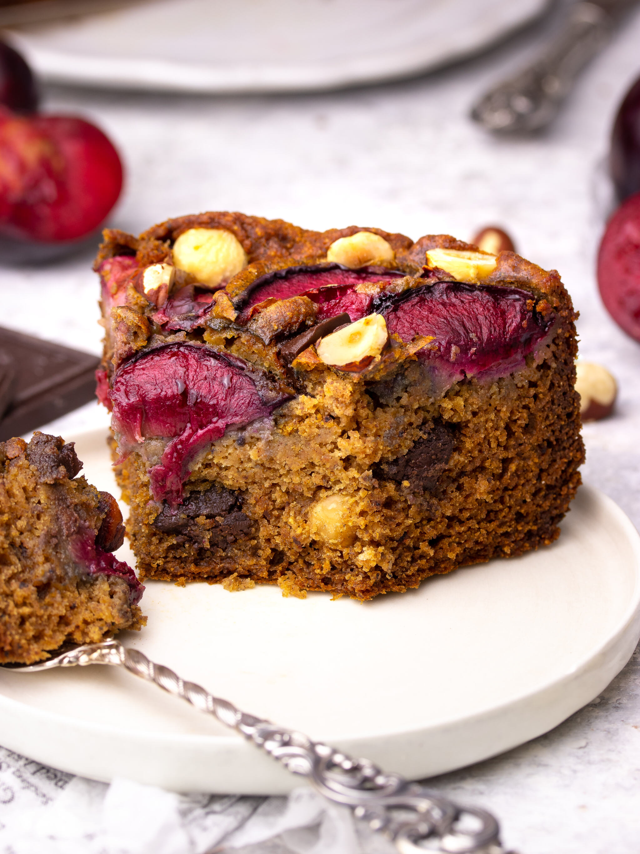 Dark Chocolate Plum Cake - Lunds & Byerlys