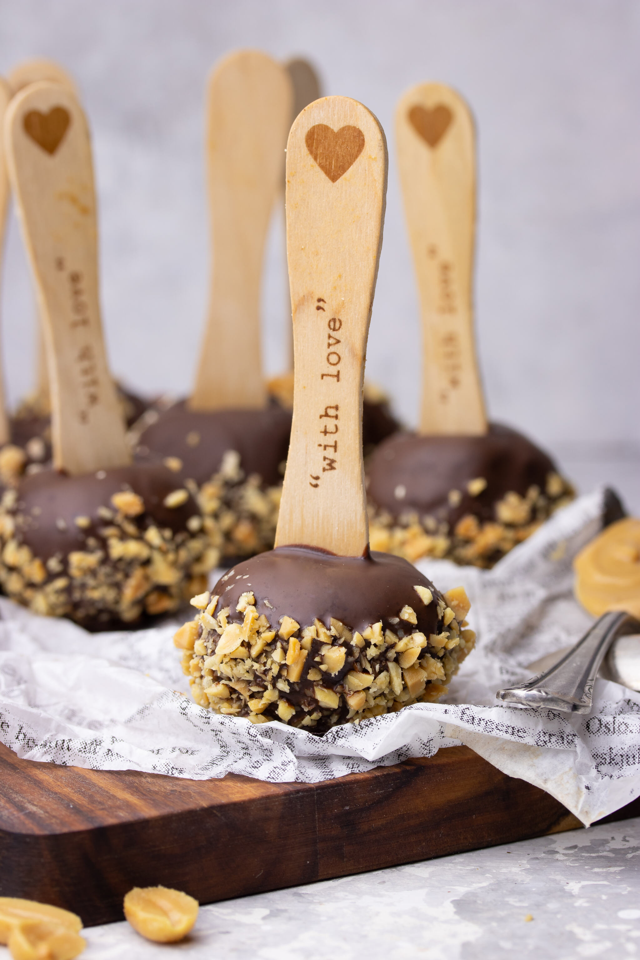 M&M'S Peanut Butter and Jelly Cake Pops 