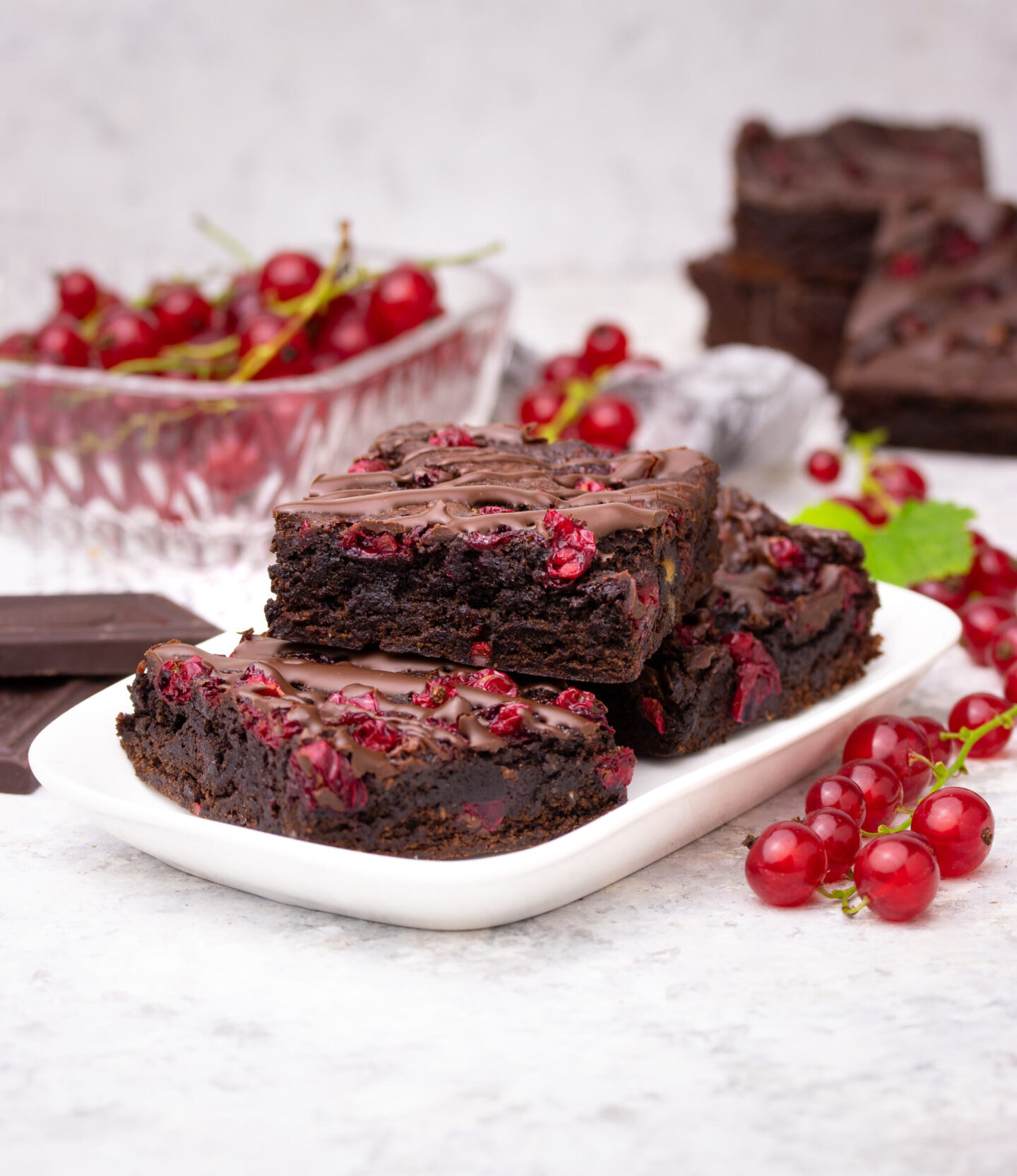 Red Currant Brownies