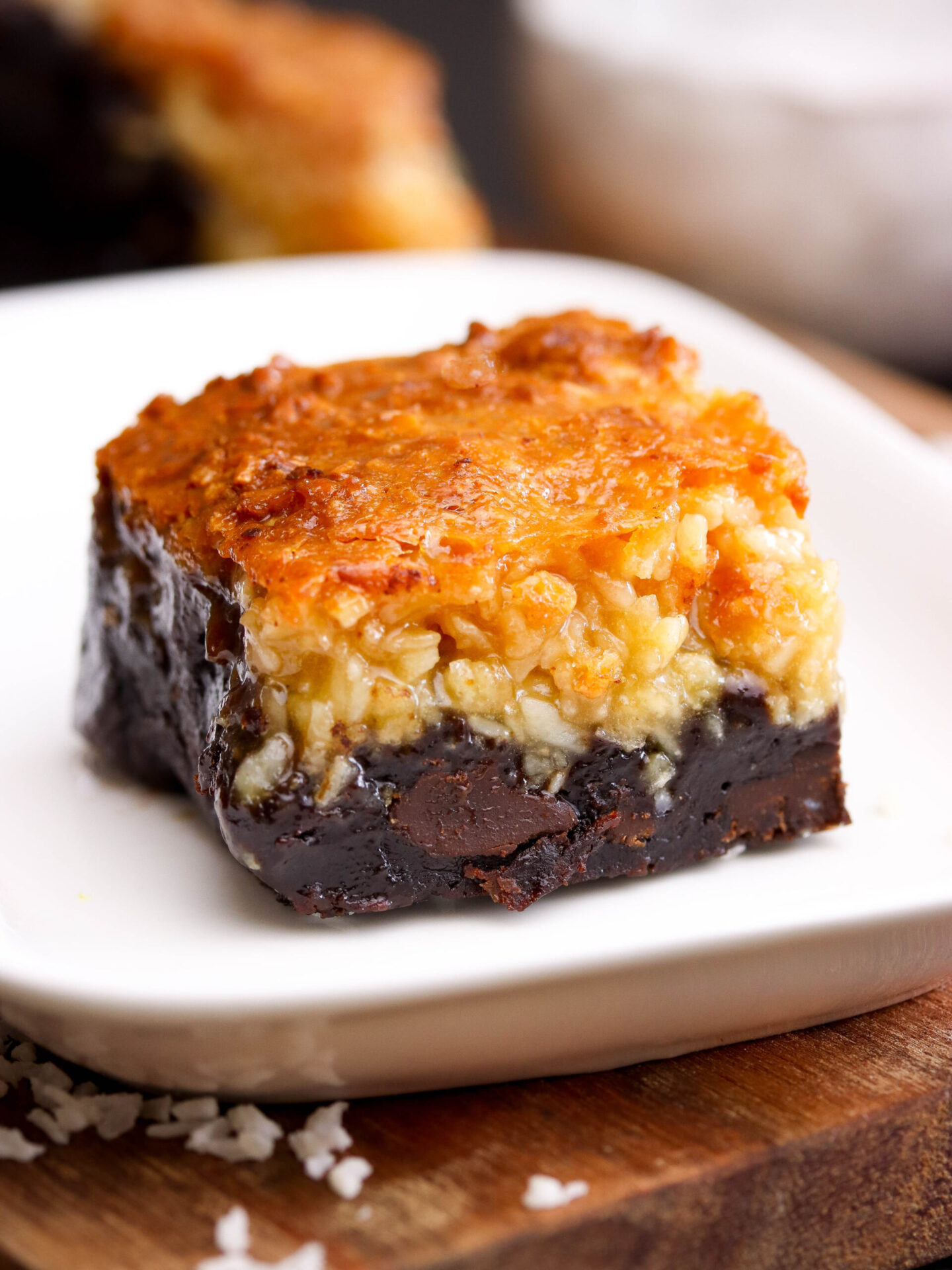 Coconut Caramel Brownies A.K.A. Ryttarkaka